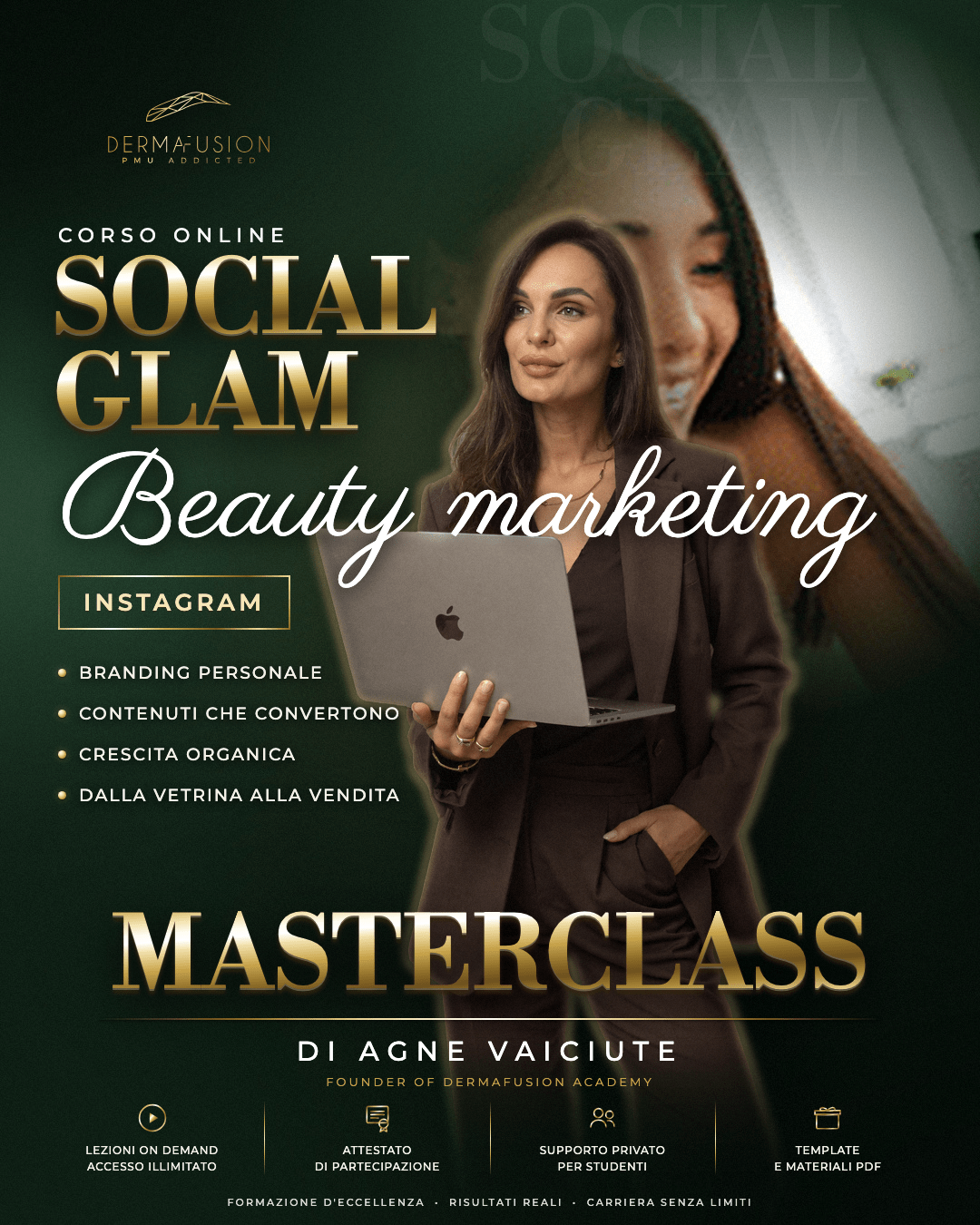 Corso Online "SocialGLAM: i segreti di beauty marketing" - Dermafusion