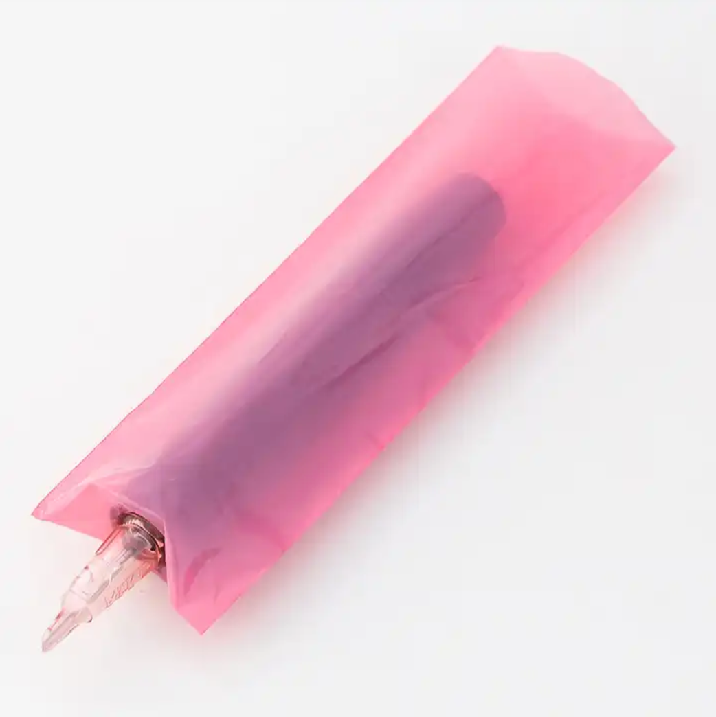 Protective bags for the dermograph - 200pcs - pink