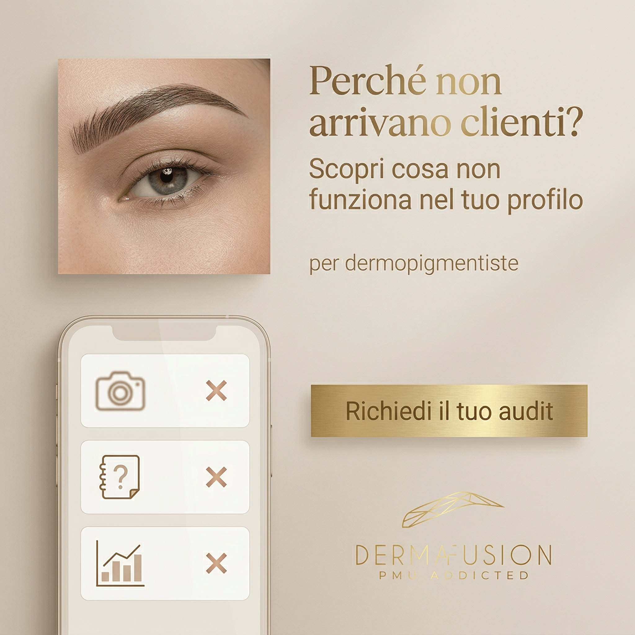 Analisi del profilo Instagram professionale - Dermafusion