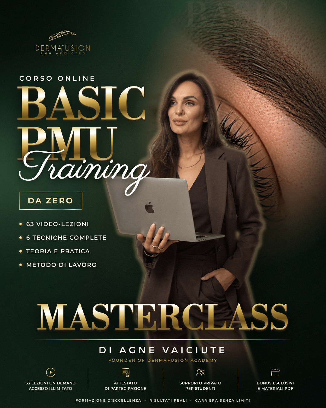 Basic PMU Training — Da zero a dermopigmentista professionale in 63 lezioni - Dermafusion