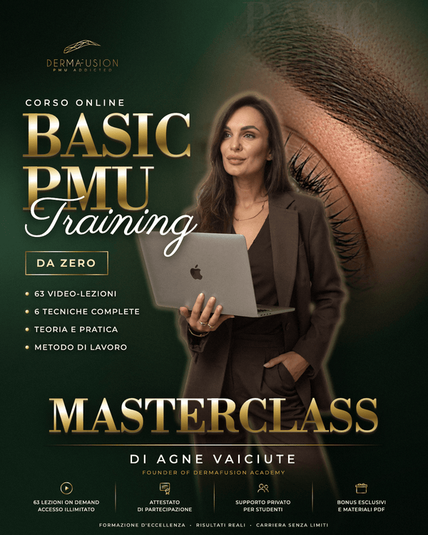 Basic PMU Training — Da zero a dermopigmentista professionale in 63 lezioni - Dermafusion