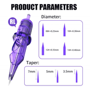 Cartucce universali MAST PRO - Round liner - Dermafusion