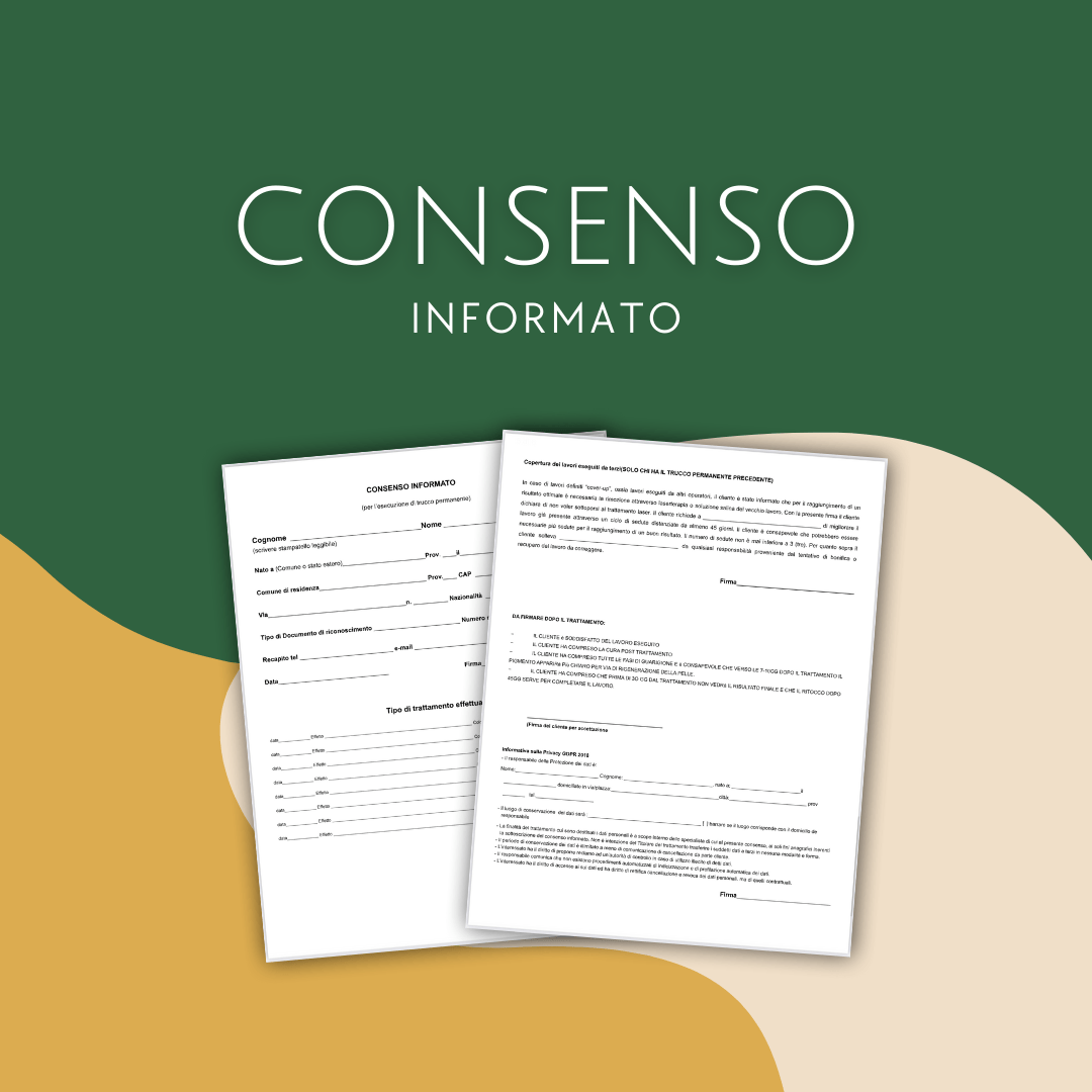 Consenso informato in PDF - Dermafusion