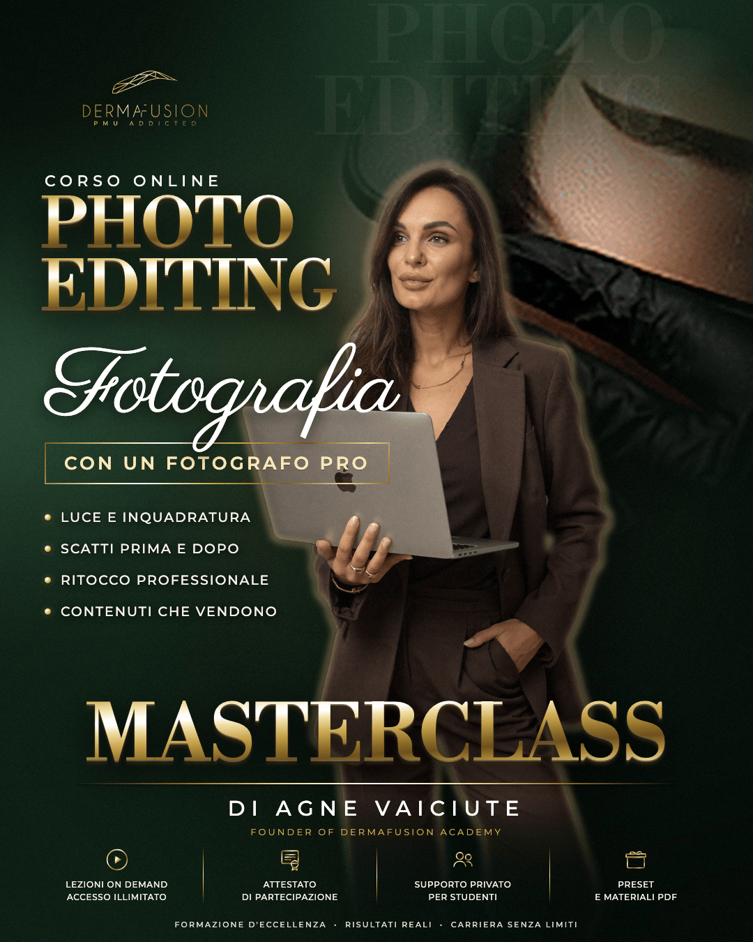 Corso online "Fotografia e foto editing" - Dermafusion