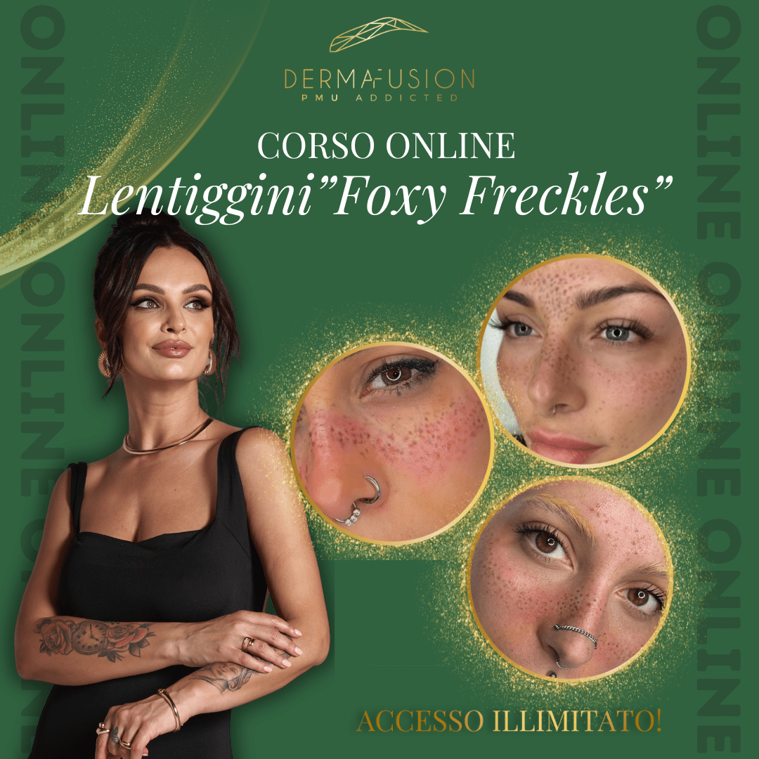 Corso online lentiggini tatuate "Foxy Freckles" - Dermafusion
