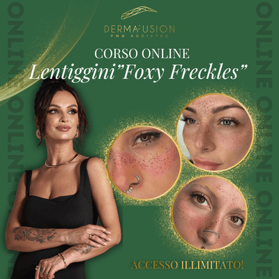 Corso online lentiggini tatuate "Foxy Freckles"
