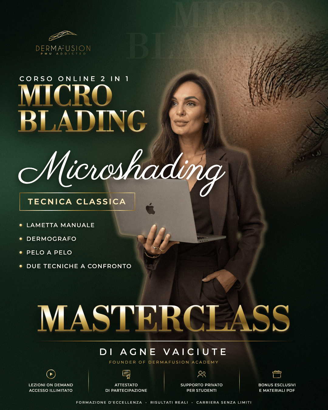 Corso online "Microblading e microshading" - Dermafusion