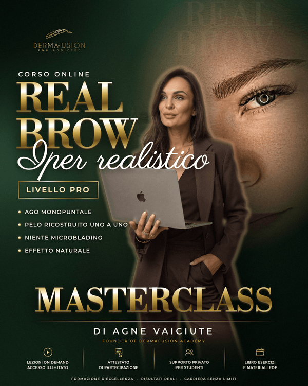 Corso online "Real Brow (sopracciglio iper realistico)" - Dermafusion