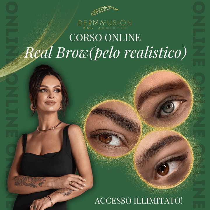 Corso online "Real Brow(sopracciglio iper realistico)" - Dermafusion