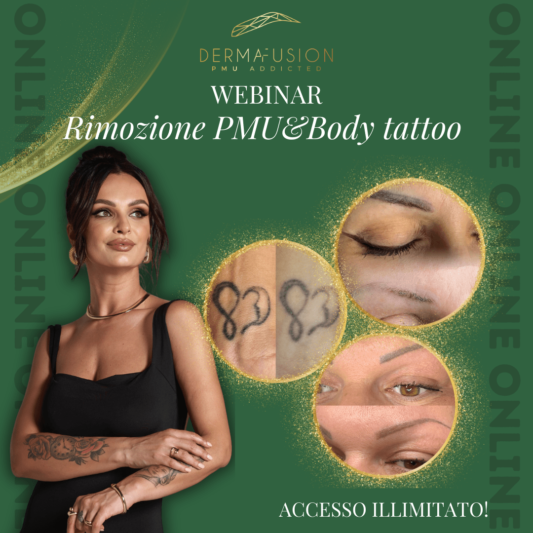 Corso online "Rimozione Trucco Permanente e Body Tattoo" KIT COMPRESO - Dermafusion