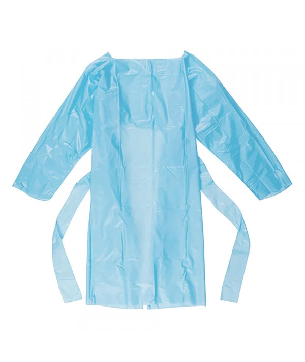 Disposable co-polyester gown