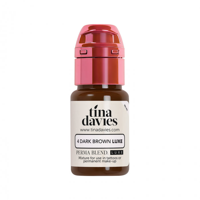 TINA DAVIES - I LOVE INK - Dark Brown - pigmento per le sopracciglia 15ml