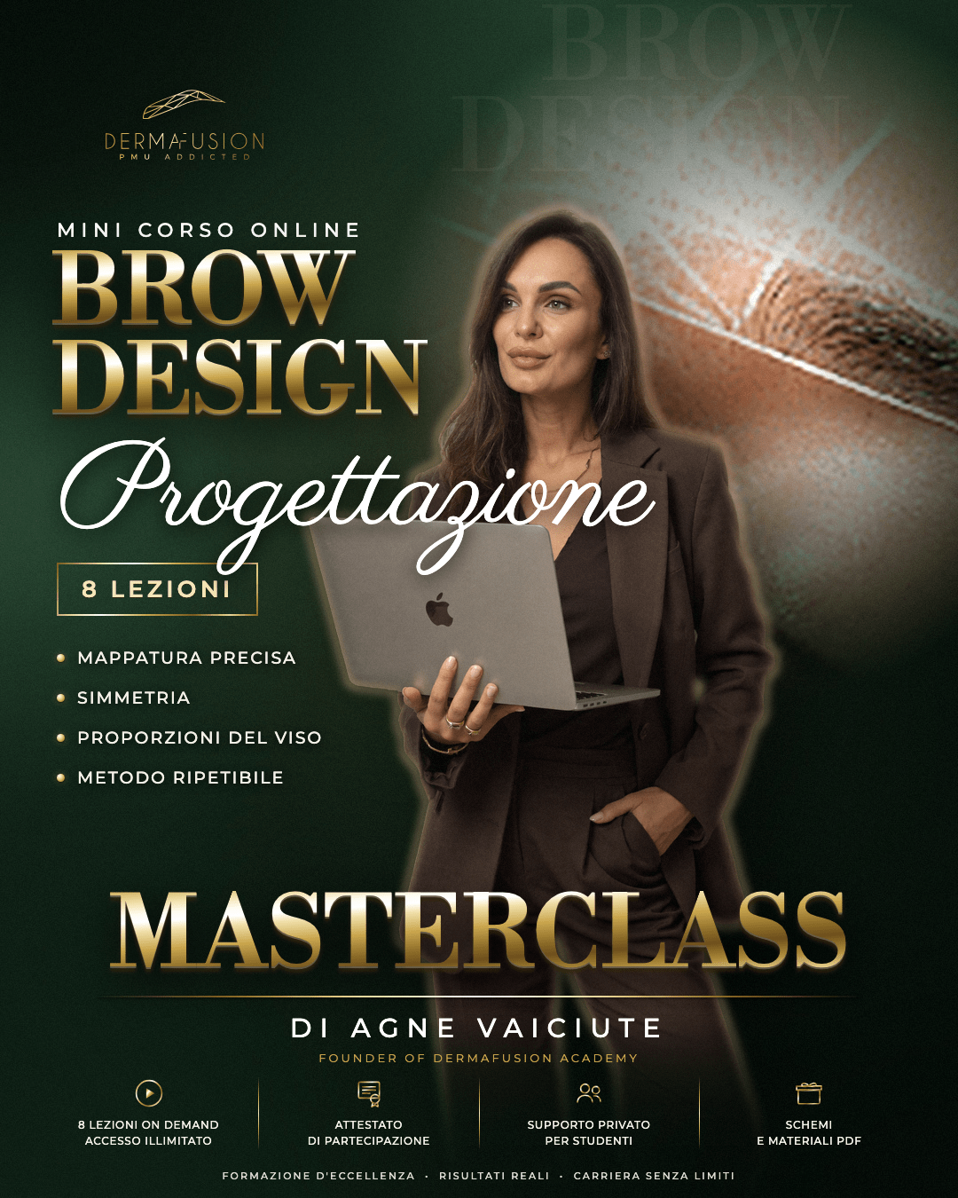 Mini corso online "Progettazione delle Sopracciglia" - Dermafusion