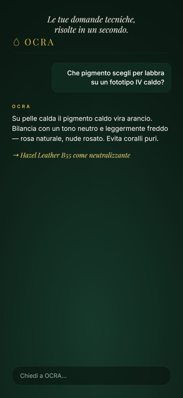 OCRA — app per dermopigmentiste