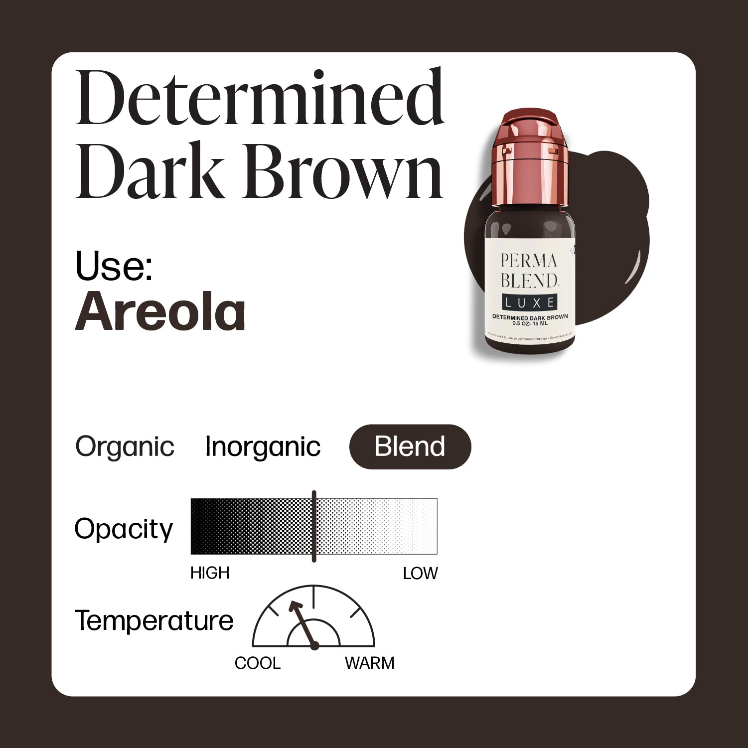 Perma Blend Luxe - Determinate Dark - 15ml - inchiostro per areola - Dermafusion