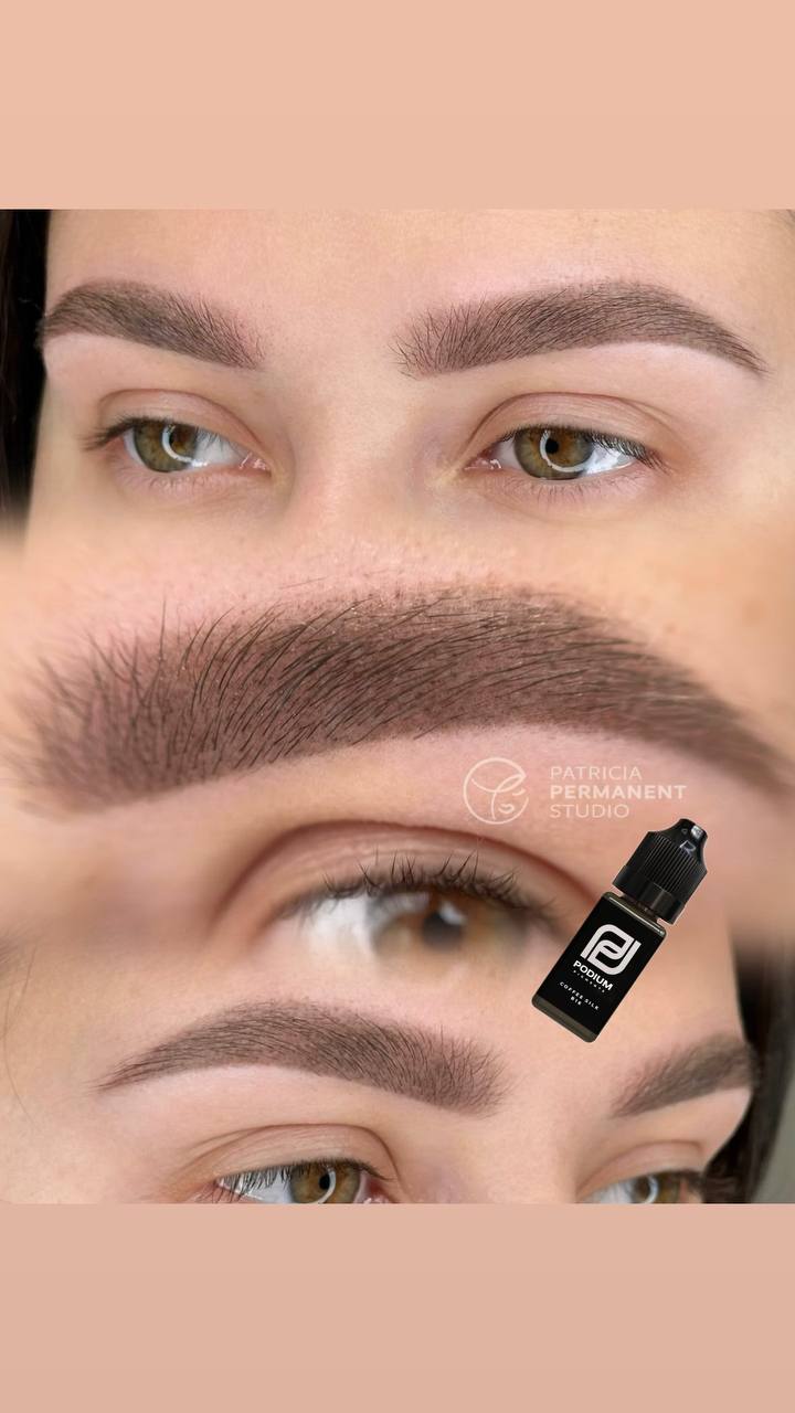 Podium Coffee Silk B16 — Pigmento sopracciglia caffè dorato