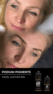 Podium Hazel Leather B55 — Pigmento sopracciglia nocciola caldo - Dermafusion