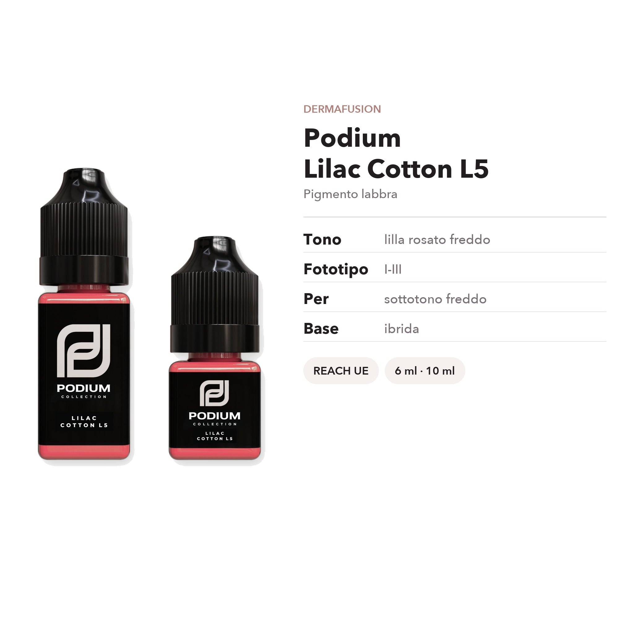 Podium Lilac Cotton L5 — tono e fototipo - Dermafusion
