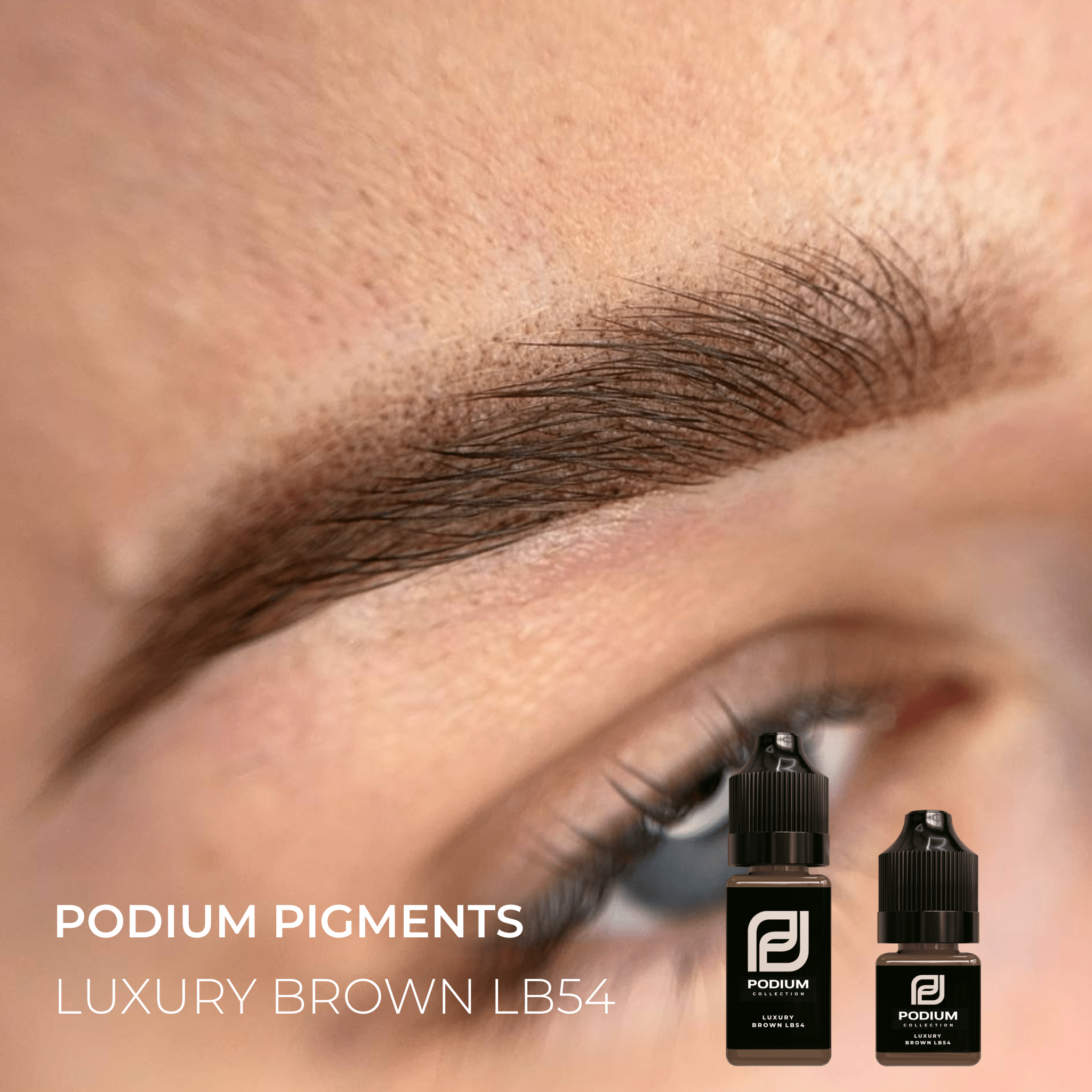 Podium Luxury Brown LB54 — Pigmento sopracciglia ed eyeliner - Dermafusion