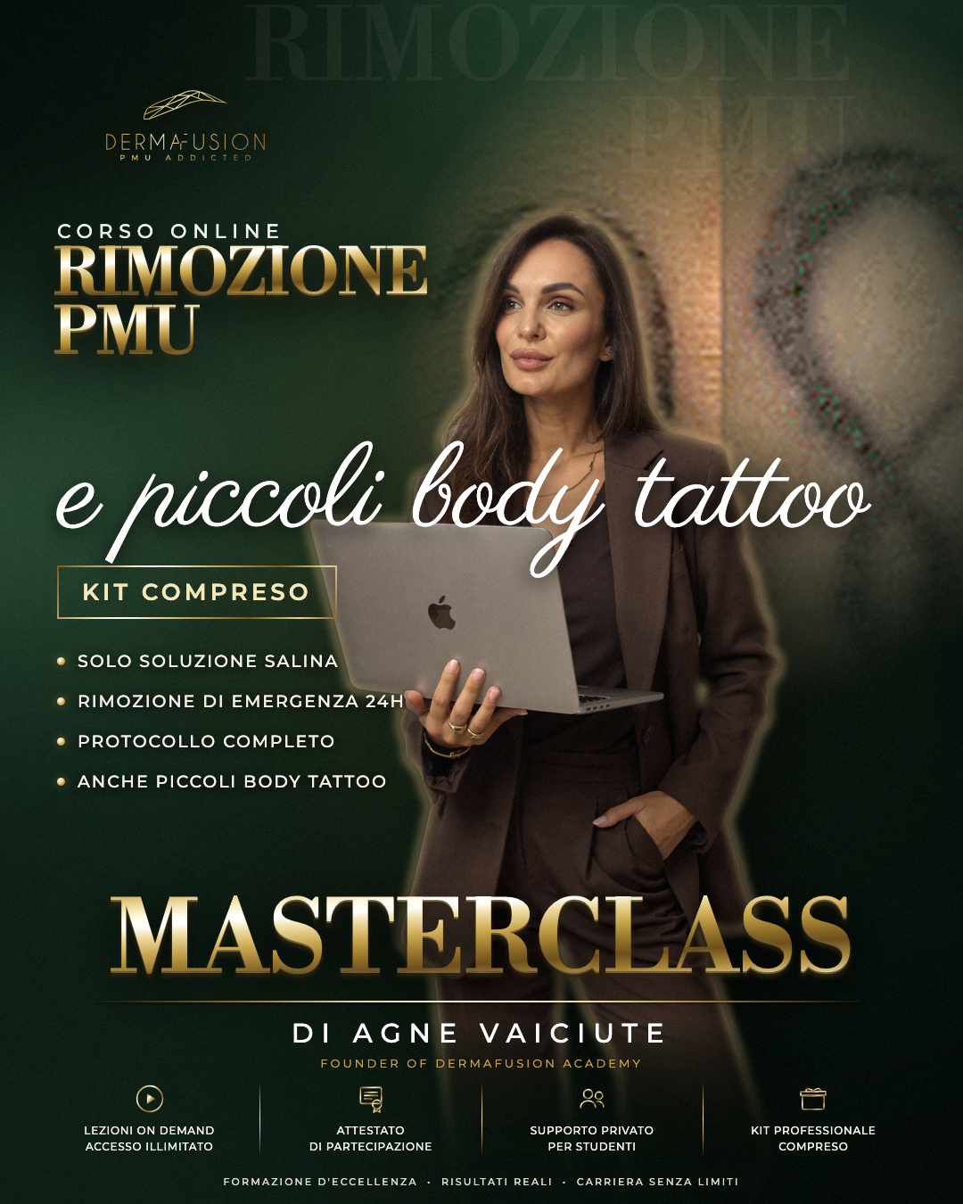 Corso online Rimozione PMU e piccoli body tattoo — Dermafusion Academy